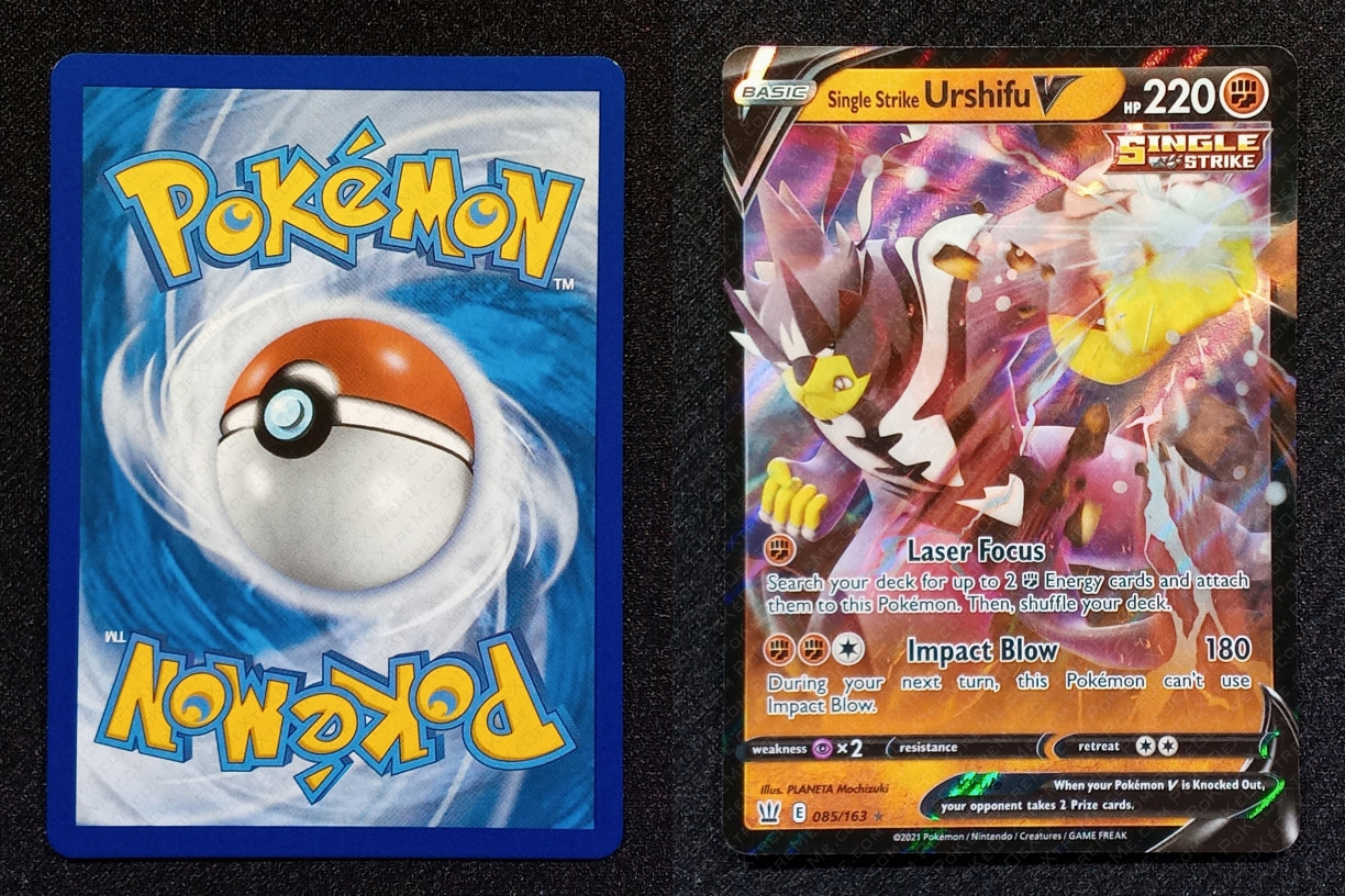 085/163 Single Strike Urshifu V {Full Art Holo}