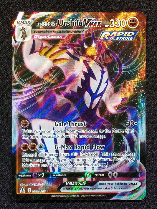 088/163 Rapid Strike Urshifu Vmax {Full Art Holo}
