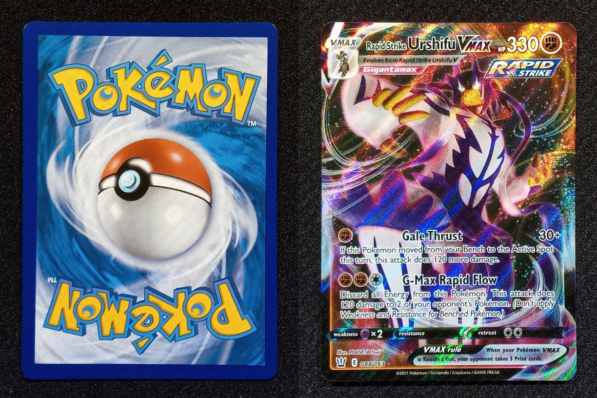 088/163 Rapid Strike Urshifu Vmax {Full Art Holo}