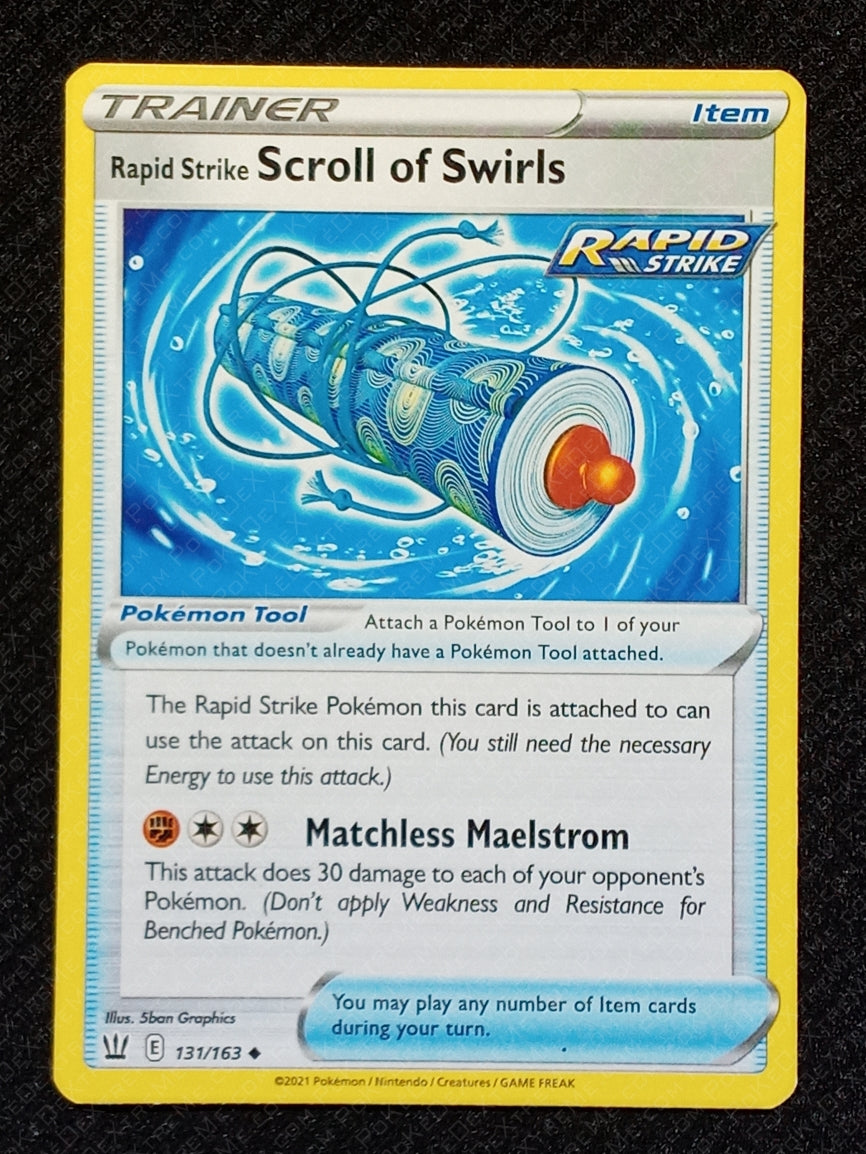 131/163 Rapid Strike Scroll of Swirls