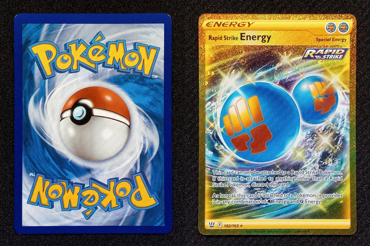 182/163 Rapid Strike Energy {Full Art Holo}