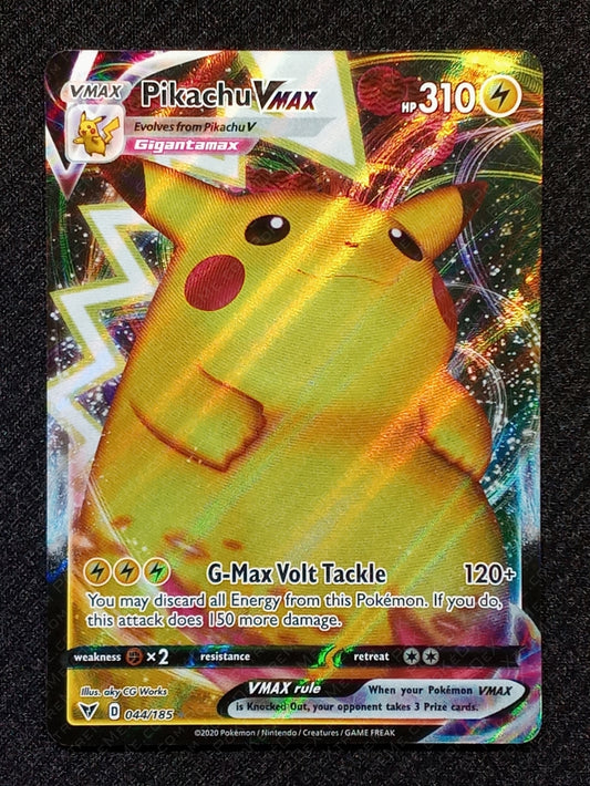 044/185 Pikachu Vmax {Full Art Holo}