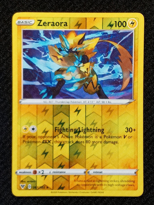 061/185 Zeraora {Reverse Holo}