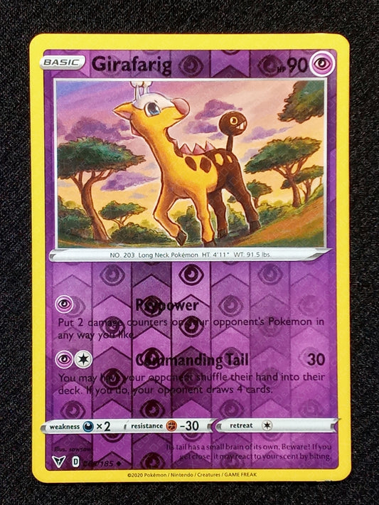 065/185 Girafarig {Reverse Holo}