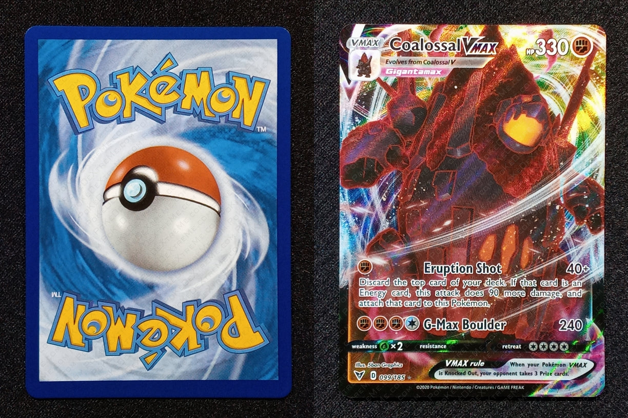 099/185 Coalossal Vmax {Full Art Holo}