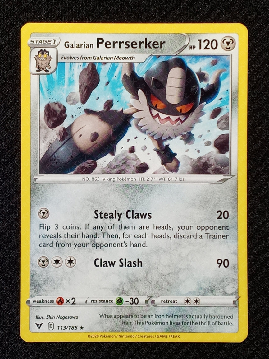 113/185 Galarian Perrserker