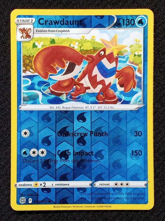 033/172 Crawdaunt {Reverse Holo}