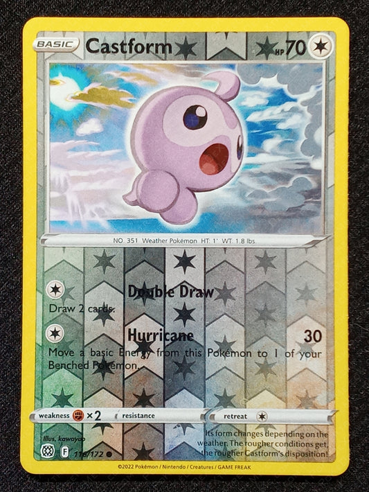 116/172 Castform {Reverse Holo}