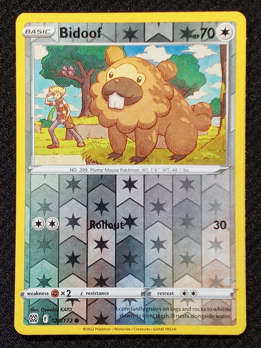 120/172 Bidoof {Reverse Holo}
