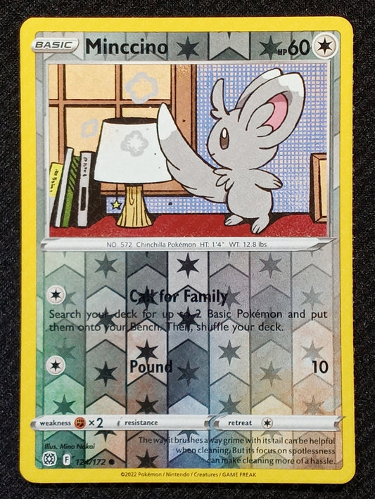 124/172 Minccino {Reverse Holo}