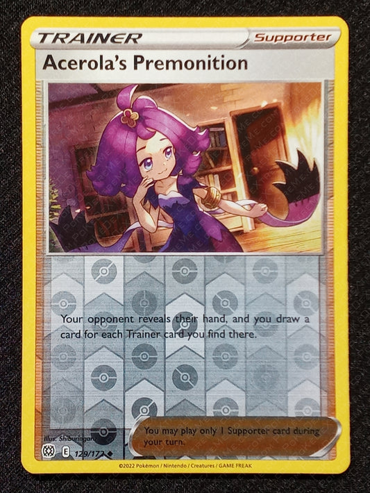 129/172 Acerola's Premonition {Reverse Holo}