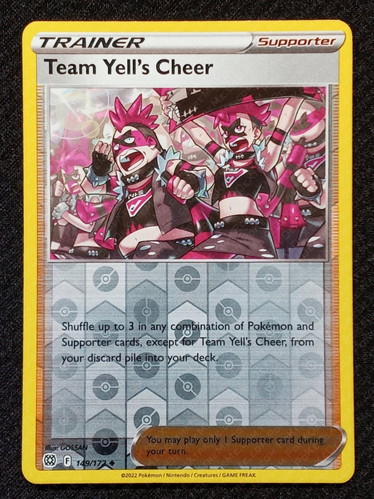 149/172 Team Yell's Cheer {Reverse Holo}