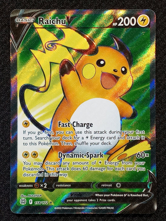 158/172 Raichu V {Full Art Holo}