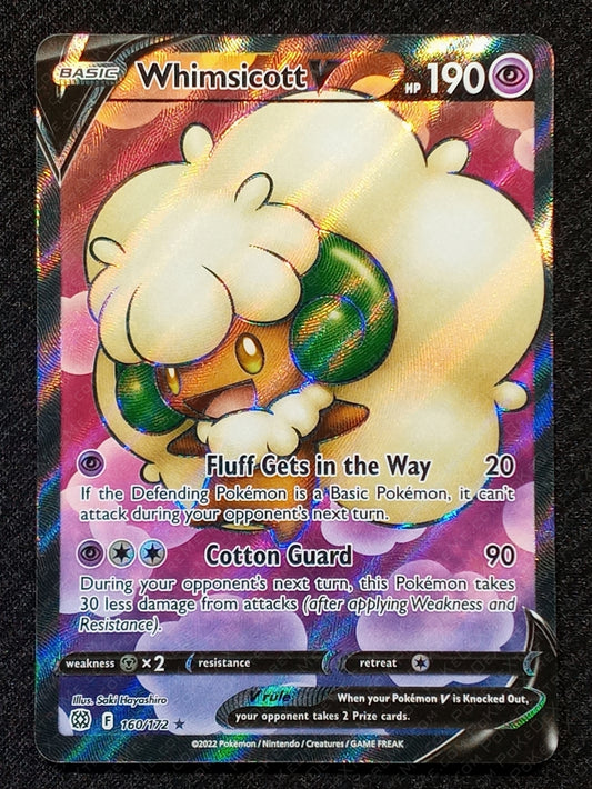160/172 Whimsicott V {Full Art Holo}