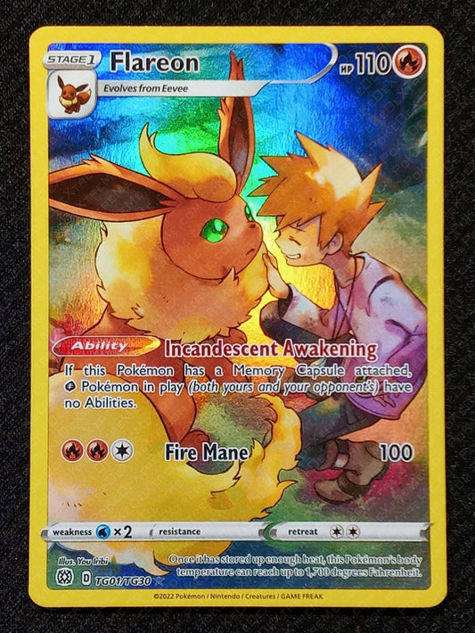 TG01/TG30 Flareon {Full Art Holo}