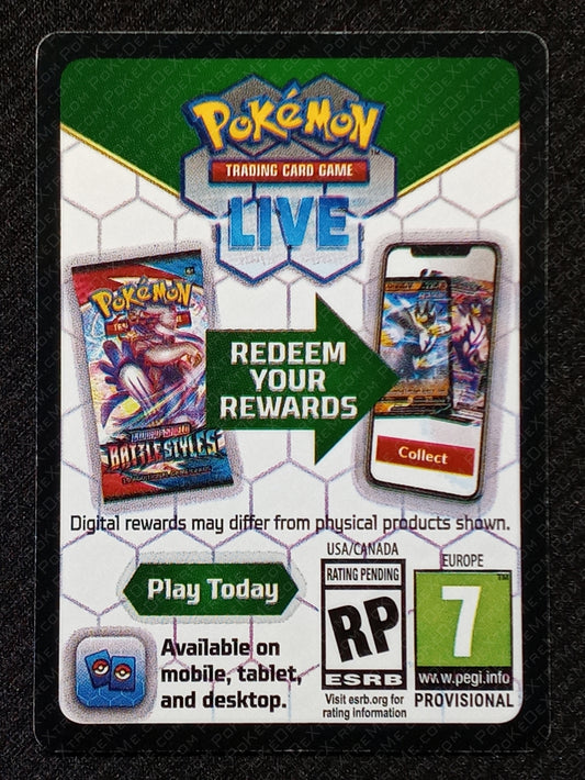 ~~~Brilliant Stars TCGO Booster Pack Code Card~~~