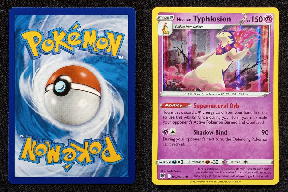 052/189 Hisuian Typhlosion {Window Holo}