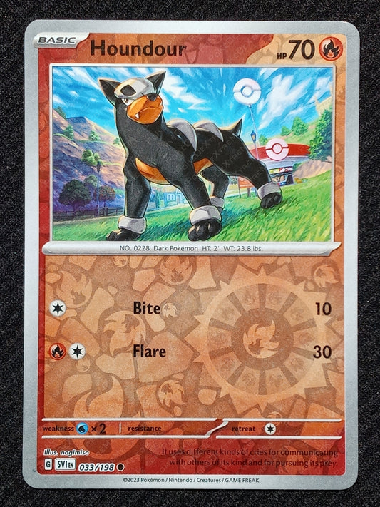 033/198 Houndour {Reverse Holo}