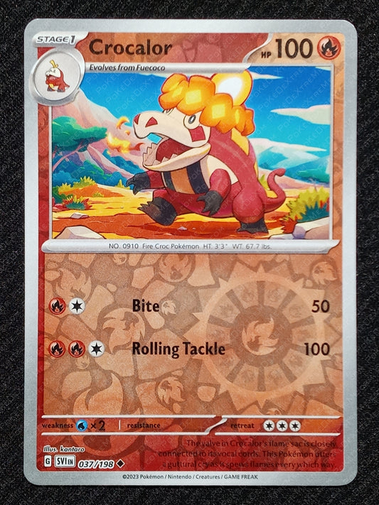 037/198 Crocalor {Reverse Holo}