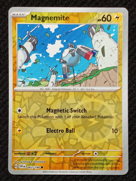 063/198 Magnemite {Reverse Holo}