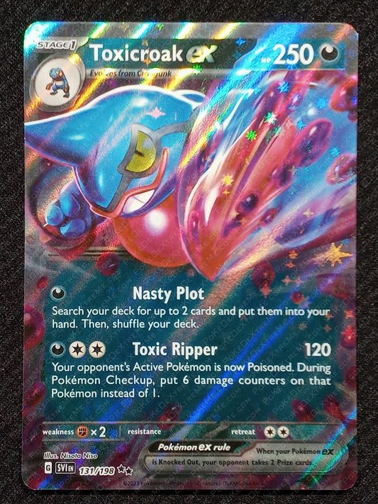 131/198 Toxicroak EX {Full Art Holo}