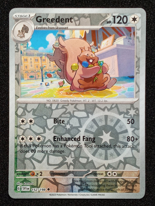 152/198 Greedent {Reverse Holo}
