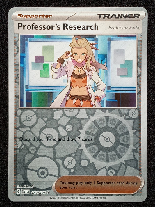 189/198 Professor's Research {Reverse Holo}