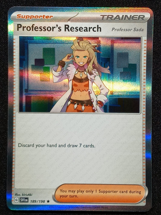 189/198 Professor's Research {Regular Holo}