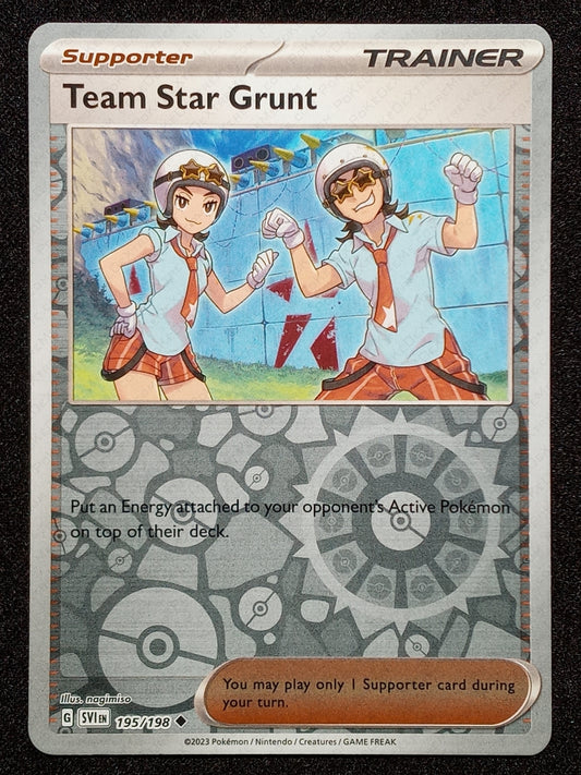195/198 Team Star Grunt {Reverse Holo}