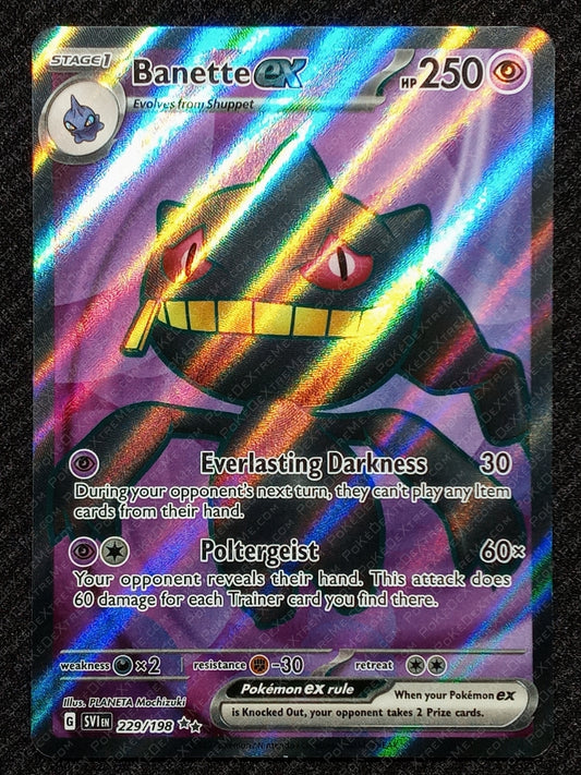 229/198 Banette EX {Full Art Holo}
