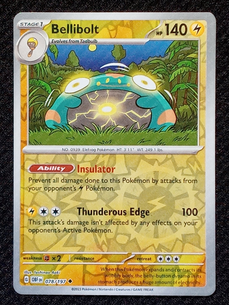 078/197 Bellibolt {Reverse Holo}