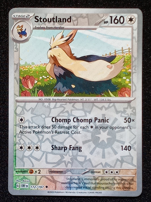 172/197 Stoutland {Reverse Holo}
