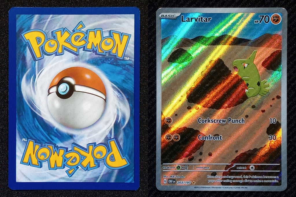 203/197 Larvitar {Full Art Holo}