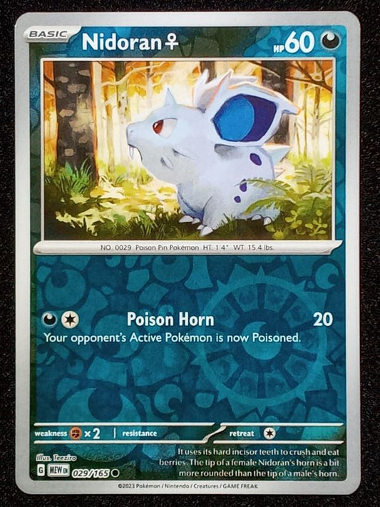 029/165 Nidoran♀ {Reverse Holo}