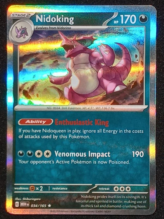 034/165 Nidoking {Regular Holo}