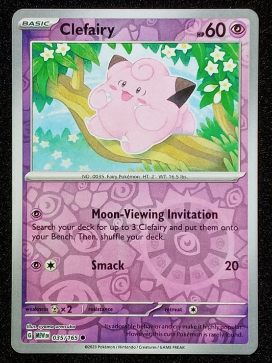 035/165 Clefairy {Reverse Holo}