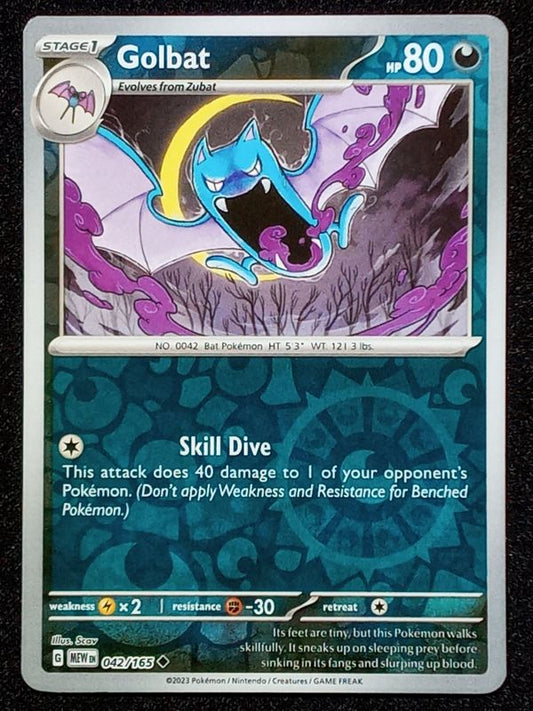 042/165 Golbat {Reverse Holo}