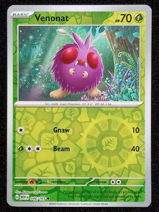 048/165 Venonat {Reverse Holo}