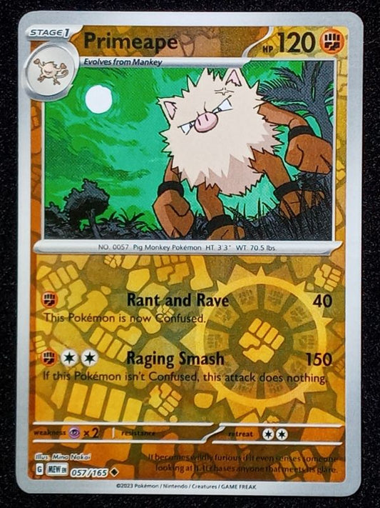 057/165 Primeape {Reverse Holo}