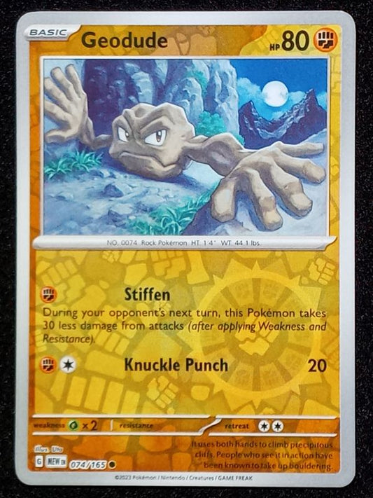 074/165 Geodude {Reverse Holo}