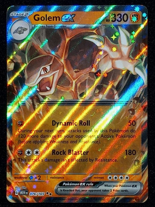 076/165 Golem EX {Full Art Holo}