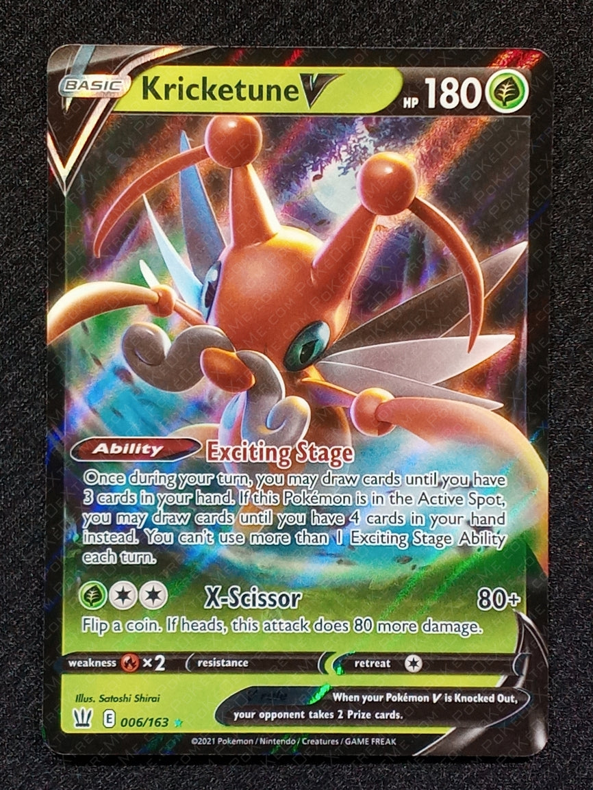 006/163 Kricketune V {Full Art Holo}