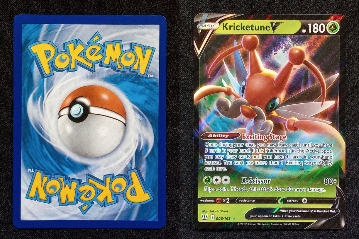 006/163 Kricketune V {Full Art Holo}