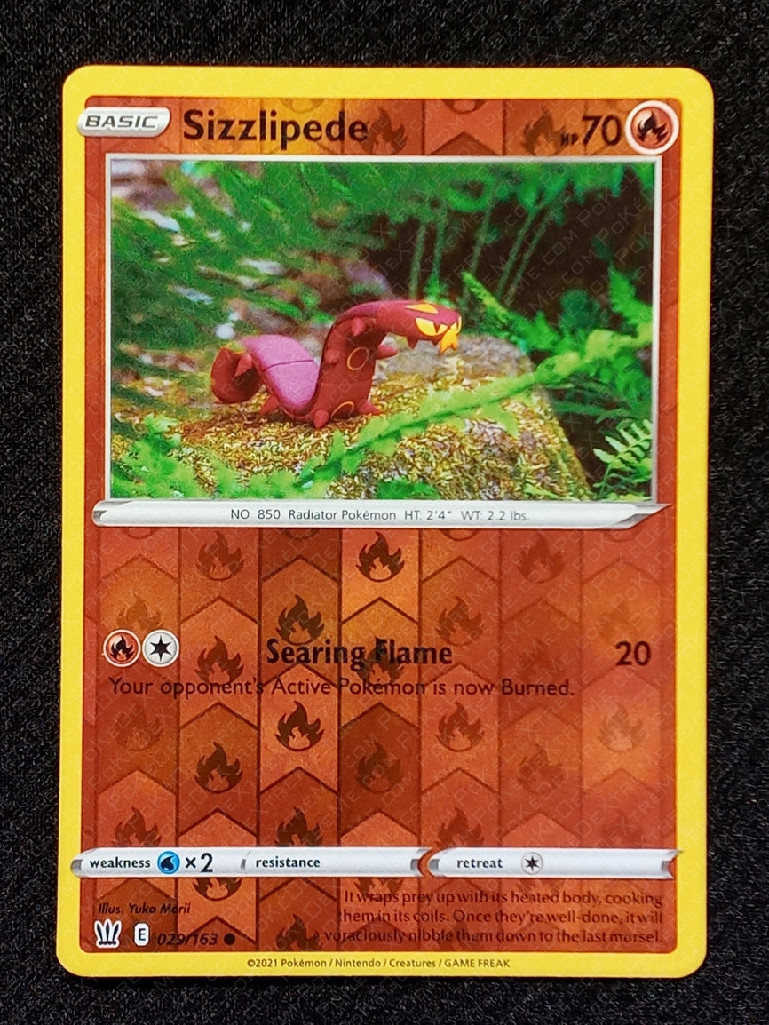 029/163 Sizzlipede {Reverse Holo}
