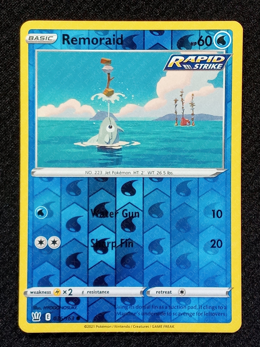 036/163 Remoraid {Reverse Holo}