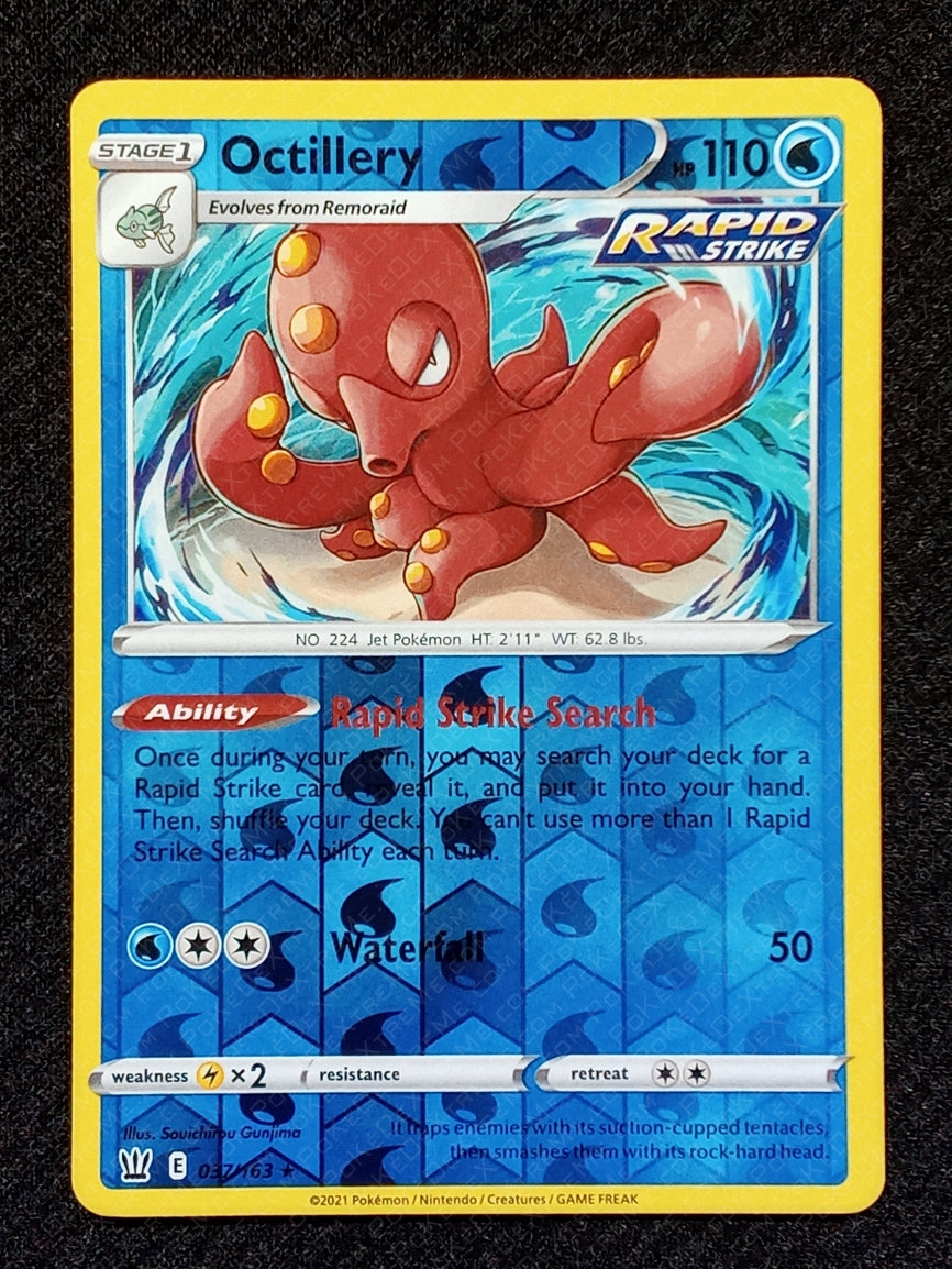 037/163 Octillery {Reverse Holo}