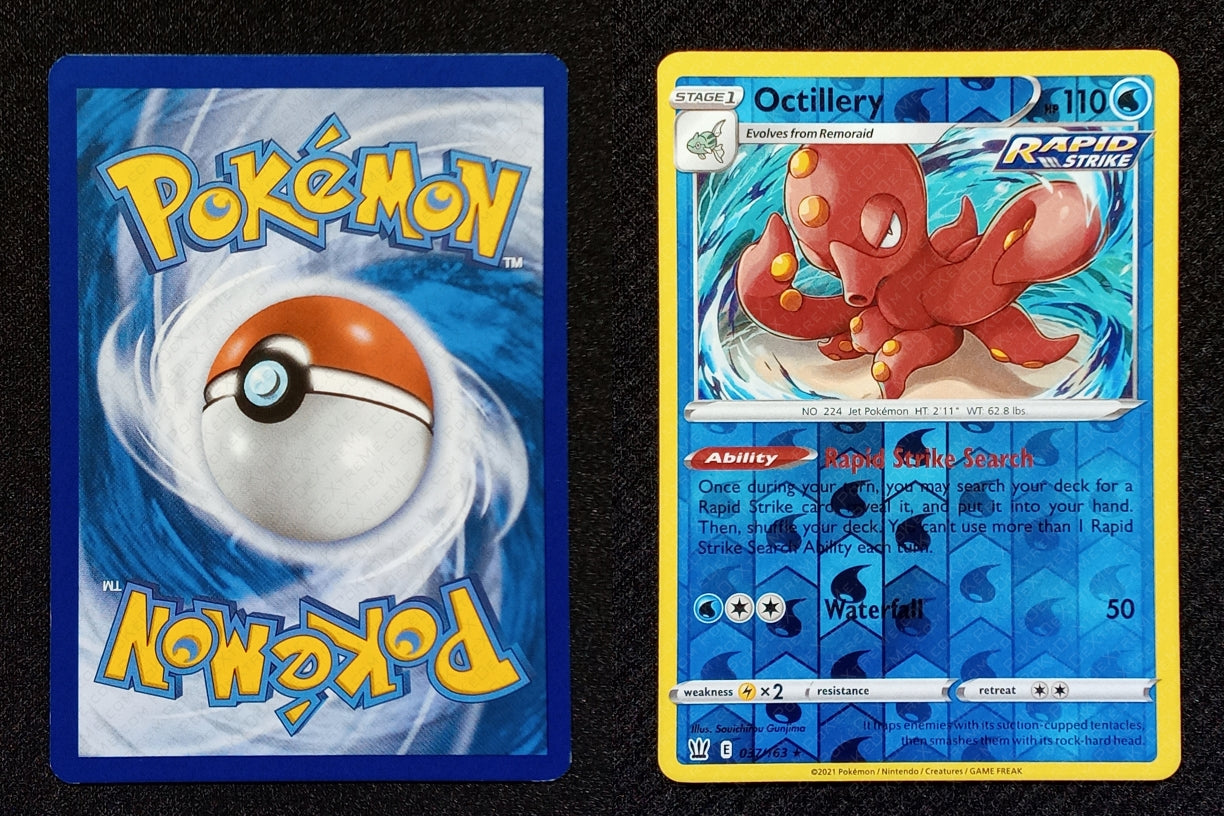 037/163 Octillery {Reverse Holo}