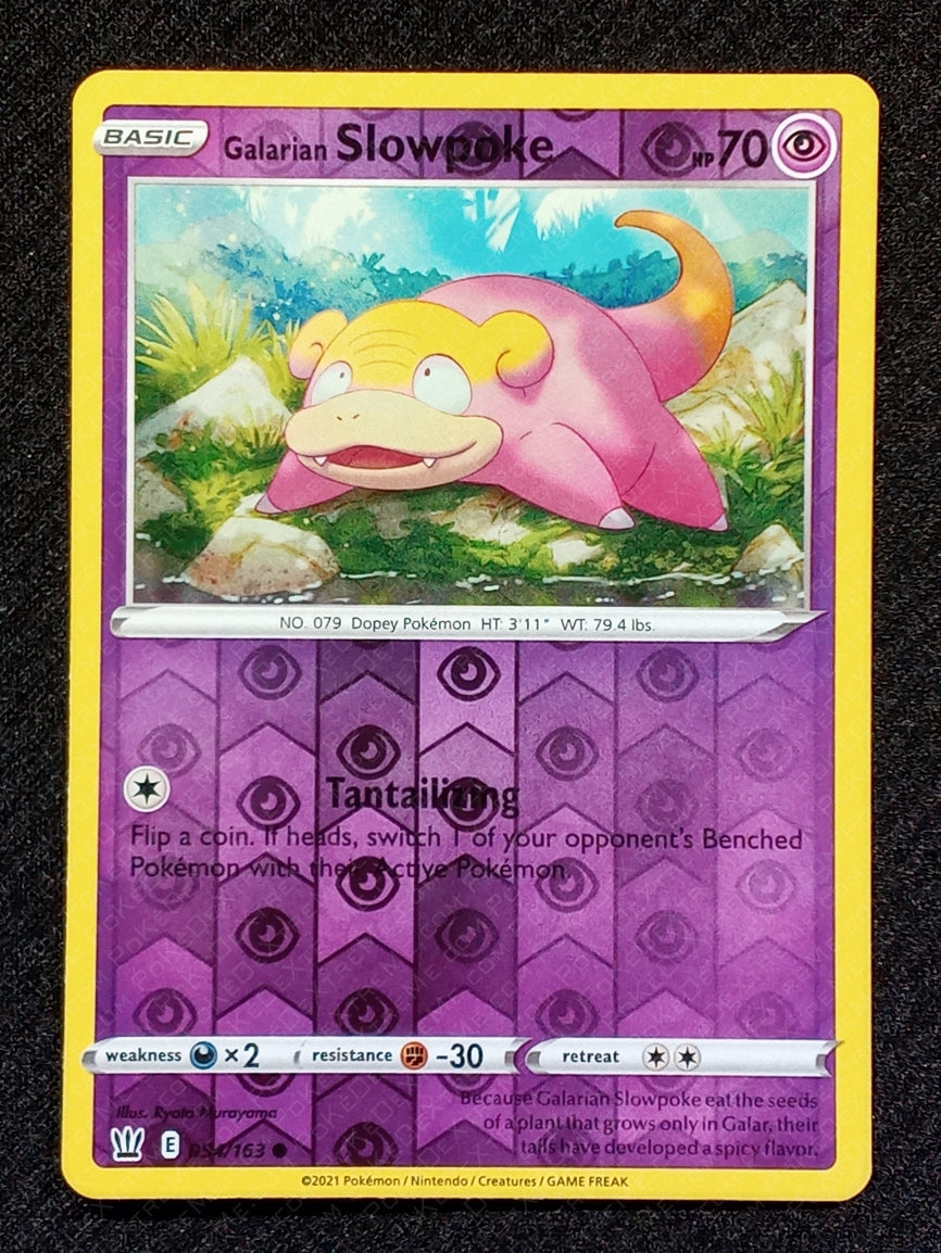 054/163 Galarian Slowpoke {Reverse Holo}