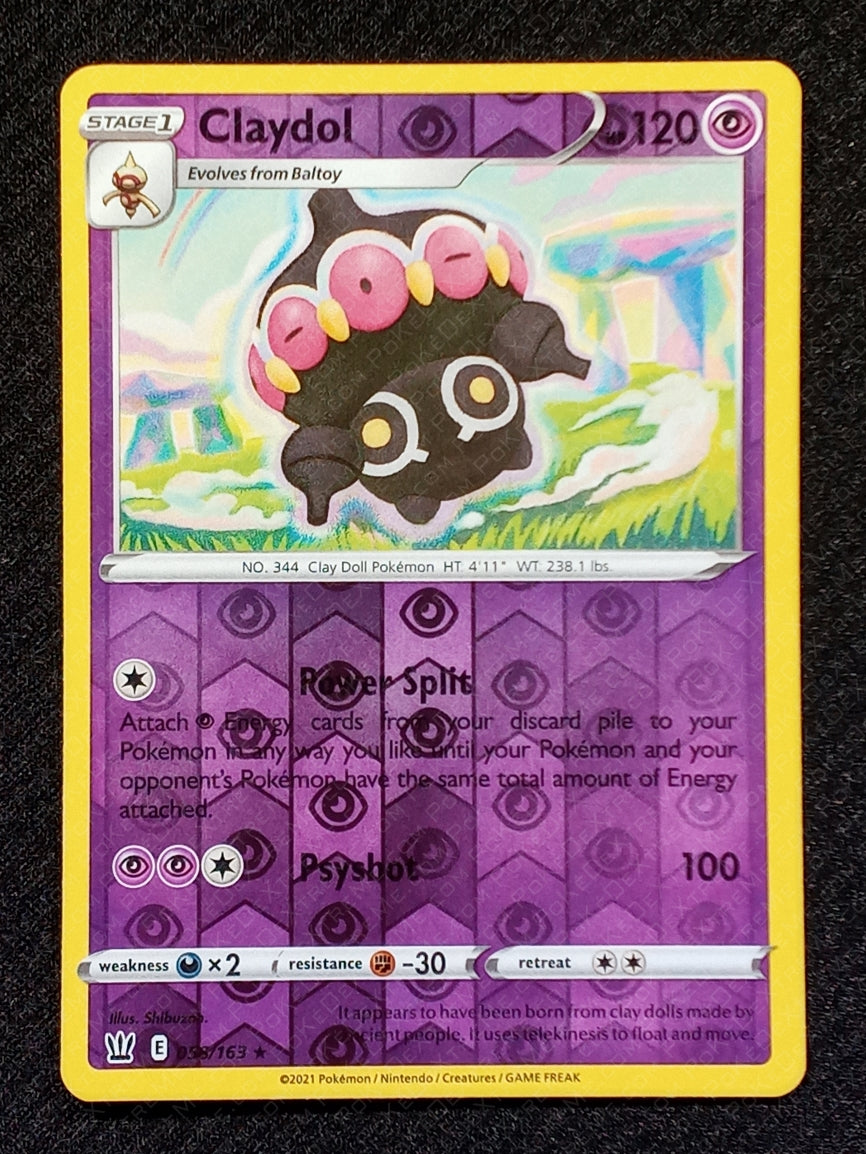058/163 Claydol {Reverse Holo}