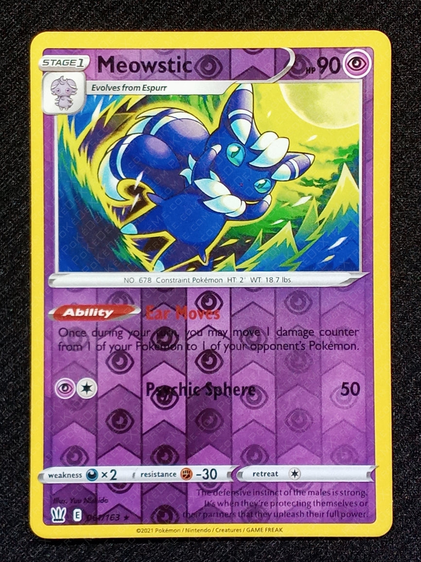 061/163 Meowstic {Reverse Holo}
